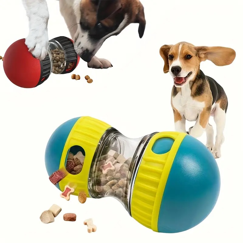Dog Puzzle Feeder Toy - ของเล่นจ่ายขนมสุนัขแบบอินเทอร์แอคทีฟ เหมาะสำหรับเครื่องให้อาหารแบบช้าทุกประเภท ของเล่นสัตว์เลี้ยงทำจากพลาสติก ช่วยสร้างความสนุกสนานและการกินที่ดีต่อสุขภาพ
