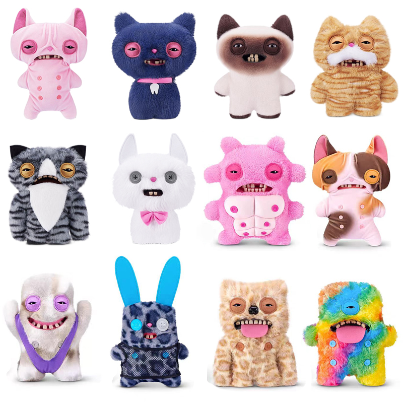 Cat Toys - ตุ๊กตาผ้าพลัฌมอนสเตอร์ฟักเกลอร์ฟันบ้าบิ่นสุดฮา ฟักเกลอร์ส์ แมวอัลลีย์ ฟักส์จุกนม แมวสฟิงซ์ ตุ๊กตาของขวัญวันเกิด