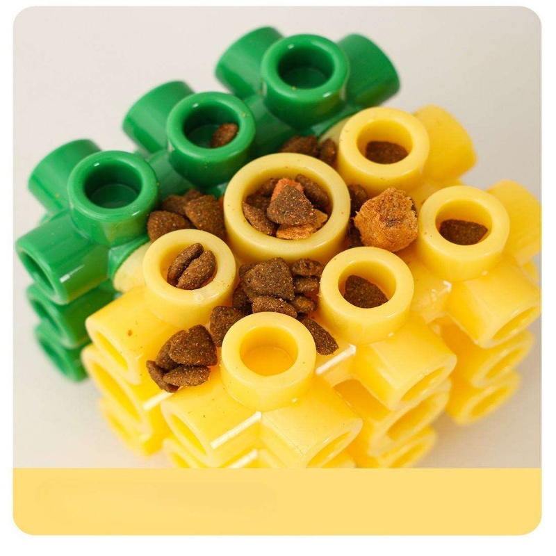 ของเล่นสุนัขแบบสี่เหลี่ยม ทำจา - Rubber Treat Dispensing Dog Toy บทวิจารณ์และราคา