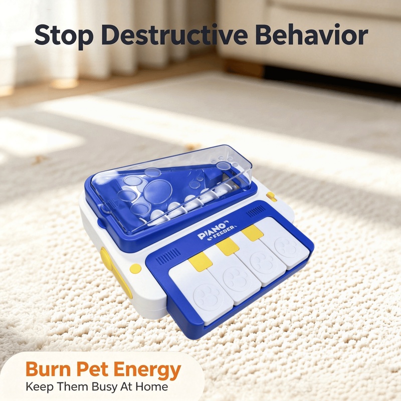ของเล่นเปียโนแบบโต้ตอบสำหรับสุ - Dog Puzzle Feeder Toy บทวิจารณ์และราคา