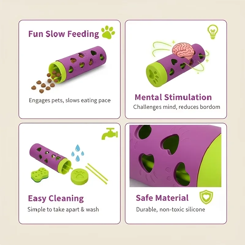 เครื่องให้อาหารสัตว์เลี้ยงแบบถ - Dog Puzzle Feeder Toy บทวิจารณ์และราคา