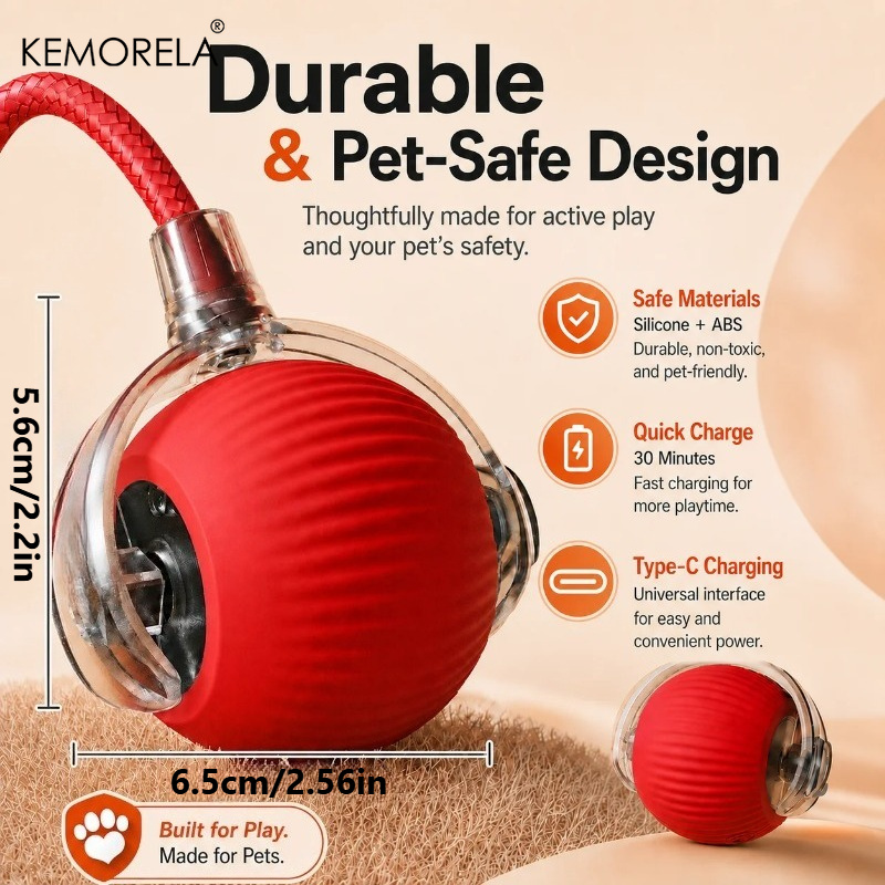 ของเล่นลูกบอลอัจฉริยะสำหรับสุน - Automatic Moving Dog Ball บทวิจารณ์และราคา