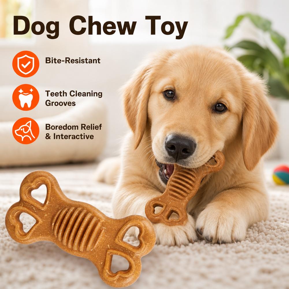 ของเล่นสำหรับสุนัข รูปกระดูก ท - Teeth Cleaning Dog Chew Bone บทวิจารณ์และราคา